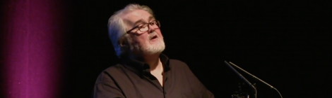 Sean O’Brien reading at Newcastle Poetry Festival 2018