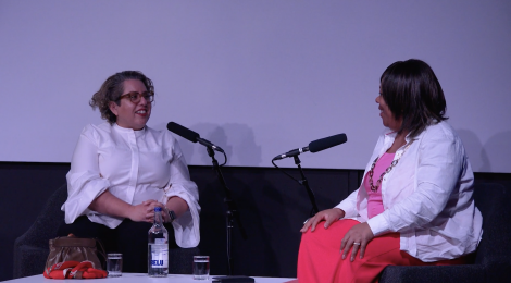 Tina Gharavi in conversation with Stella Kanu at The Culture Lab Newcastle